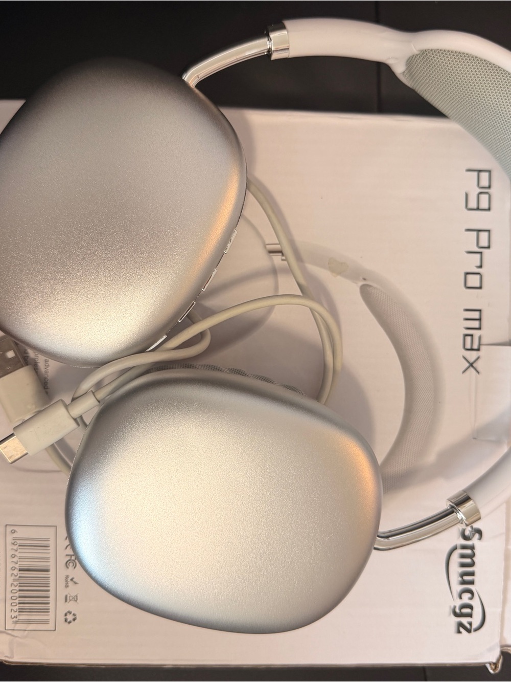 Silver Wireless Over-Ear Headset - Silver